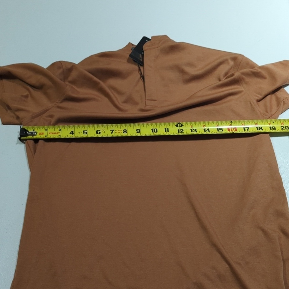 ALFANI Men's Tan/Brown Polo Shirt M New With Tags !!! - Picture 7 of 12